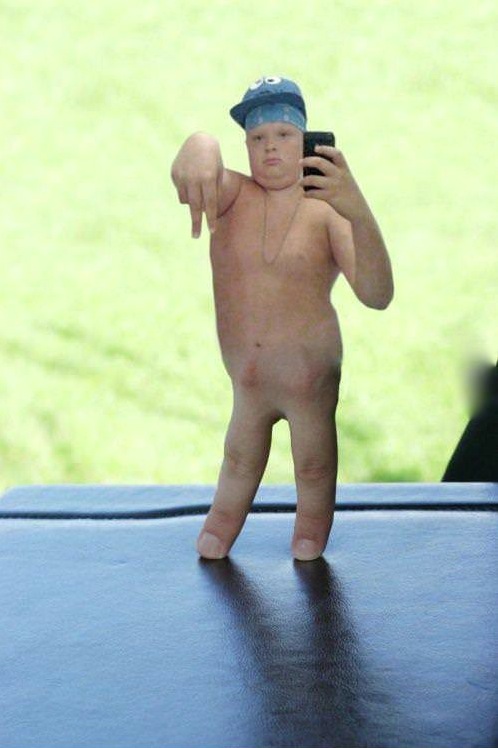 Finger Swag - Upside Down Peace Sign