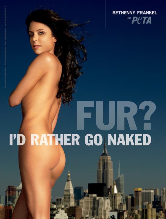 Bethany Frankel PETA ad