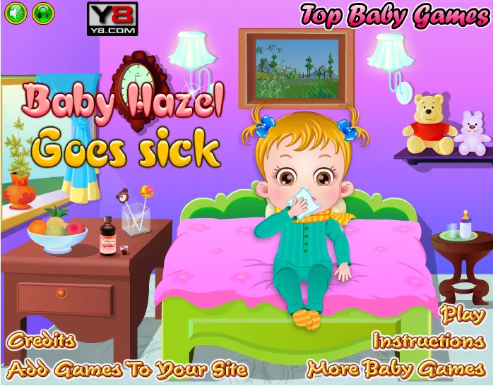 Baby Hazel Goes Sick