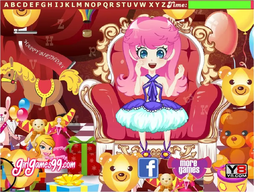 Princess and Toys Hidden Letters