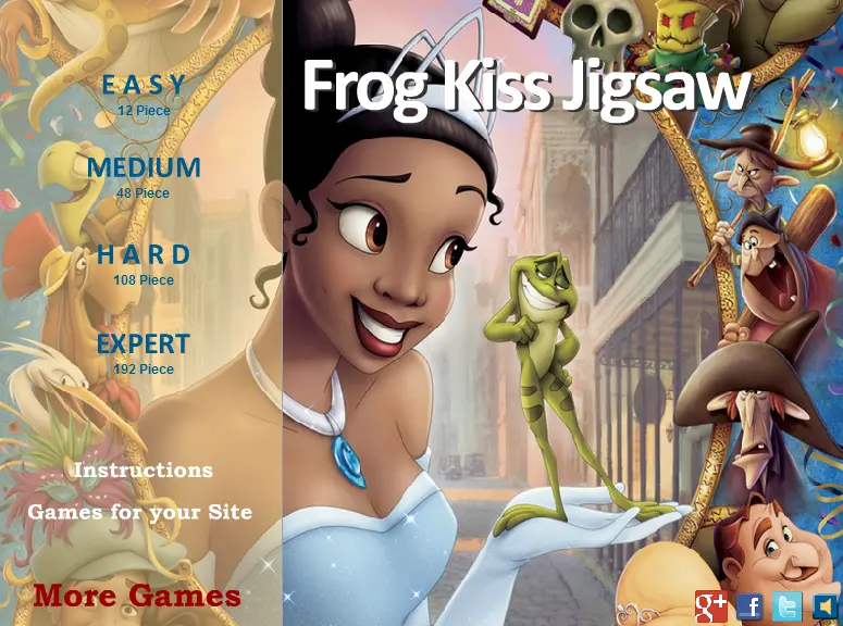 Frog Kiss Jigsaw Puzzle