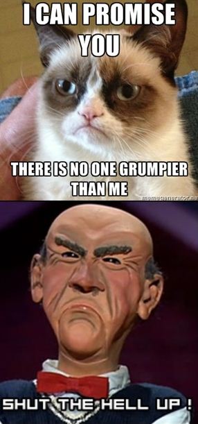 Grumpy Cat VS. Walter
