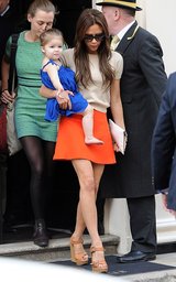 Victoria Beckham and Harper - The Arts Club Cuties