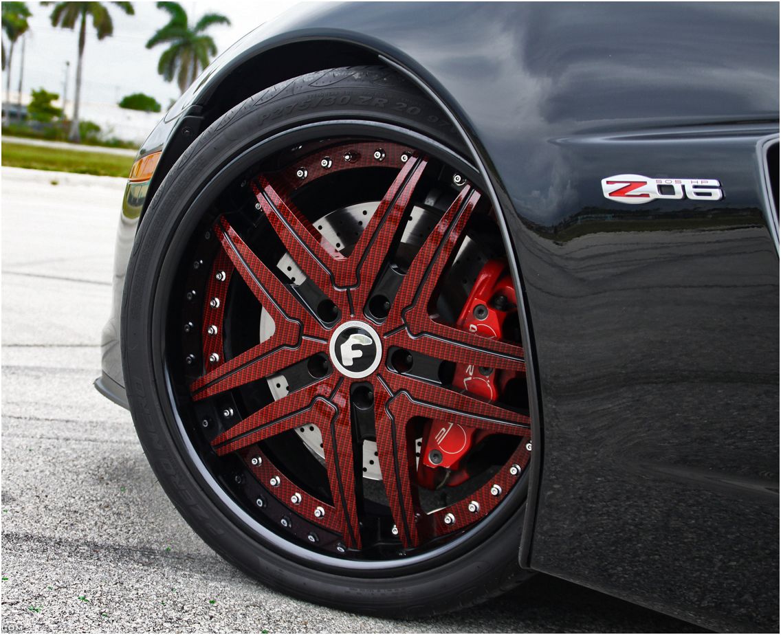 Red Carbon Fiber finish on Forgiato Vizzo Rims - rims - Faxo1136 x 924