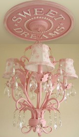 Perfect Pink Chandelier