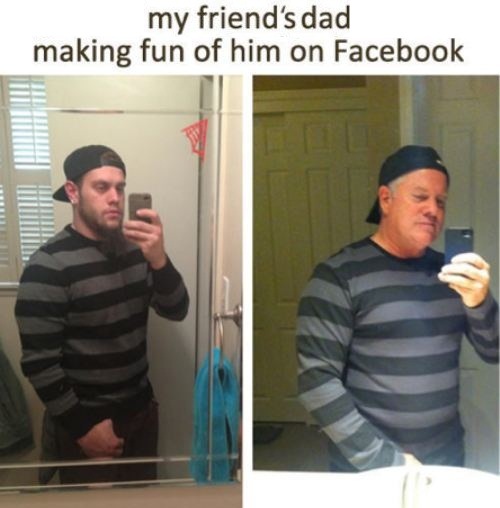 Dad Makes Fun of Son on Facebook - Funny - Faxo