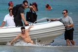 Ryan Seacrest Falls Off Boat