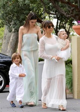 Kendall & Kylie Jenner - Easter Sunday Service in Agoura Hills