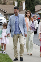 Jessica Alba Out With Her Family on Easter