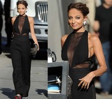 Nicole Richie - Sheer Sexy At Jimmy Kimmel Live
