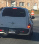 Car License plate IM LATE