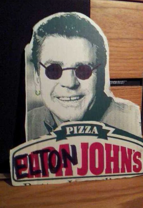 Say Hello To Elton John's Pizza - Funny - Faxo