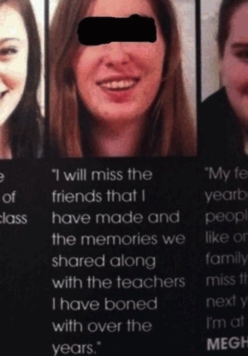 Throw Her a Bone Teachers I've Been With Over the Years Yearbook