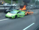 Supercars Lamborghini Accident