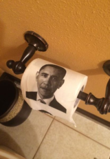 Obama on Toilet Paper