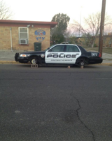 Someone Stole Rims From Police Car