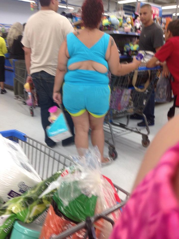 Beautiful Baby Blue Back Boobs - Stay Classy People of 