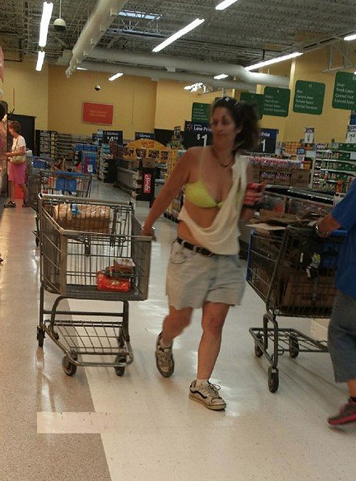 Drunk and Half Dressed at Walmart. Very Classy! - Walmart ...