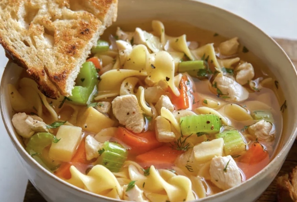 Quick Chicken Noodle Soup - Faxo