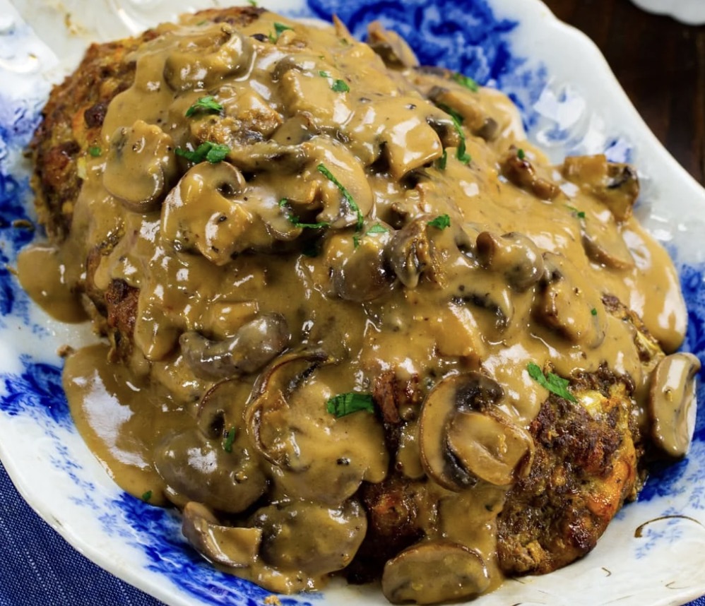 Meatloaf with Mushroom Gravy - Faxo