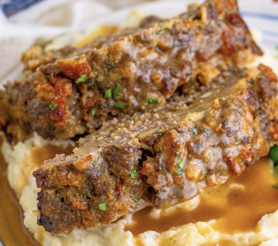 Stove Top Stuffing Meatloaf with Gravy - Faxo