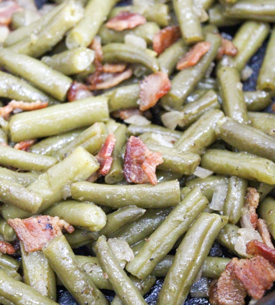 Copycat Texas Roadhouse Green Beans - Faxo