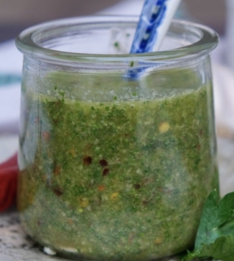 Spicy Chimichurri Sauce - Faxo
