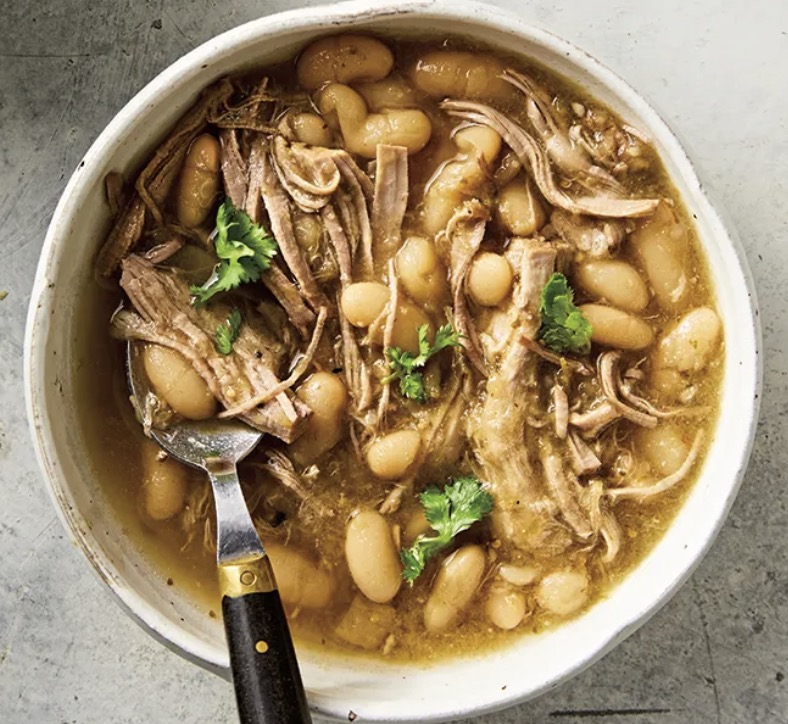 WW 0 Points® Slow Cooker Green Pork Chili - Faxo