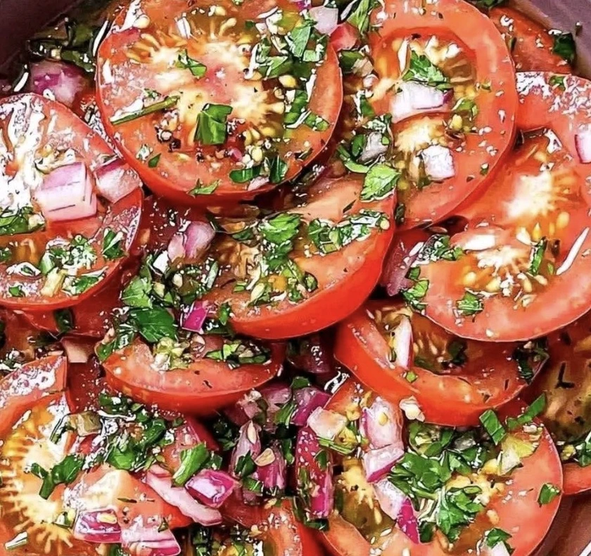 Marinated Tomato Salad