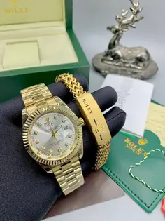 wrist watch and bracelet