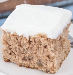 Apple Spice Cake with Cream Cheese Buttercream Frosting
