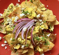 Chilaquiles with Eggs