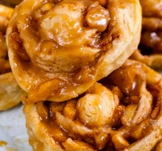 Simple Caramel Apple Cinnamon Rolls