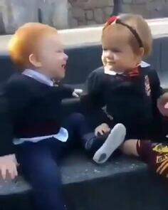 Babies First Kiss