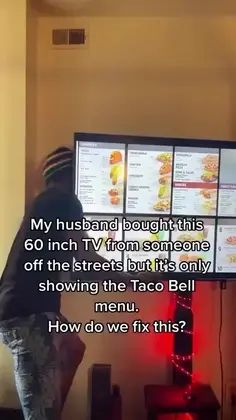 Husband Bought A New Flat Screen TV Fail