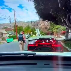 Lambo Knocks Out Sheriff