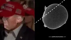 Visualization Of Bullet Grazing Trump