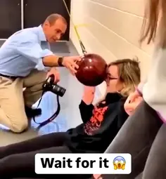 Bowling Ball On A Pendulum - Fail