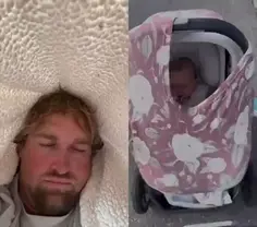 Mom Pushes Baby Carriage Through Earthquake 😭