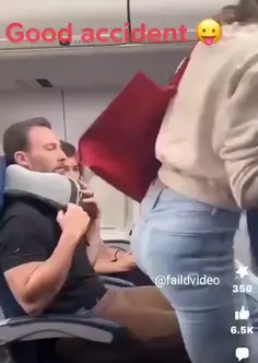 Good Accident On Cramped Plane