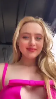 Pink outfit Kathryn Newton