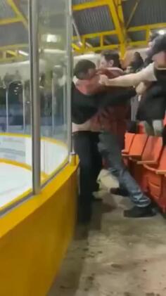 Hockey Fight Fail - Wait For It...