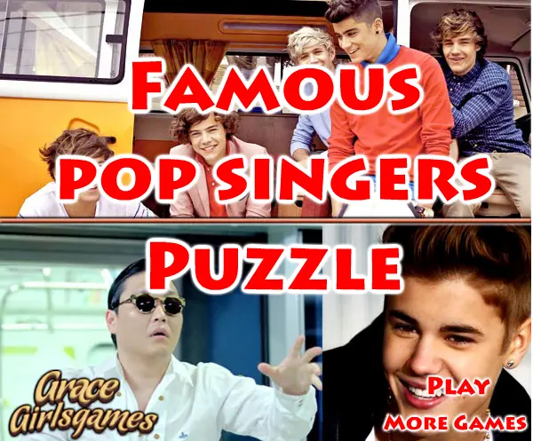 Famous Pop Singers Puzzle