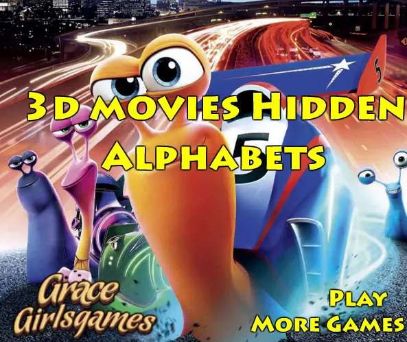 3D Movies Hidden Alphabets
