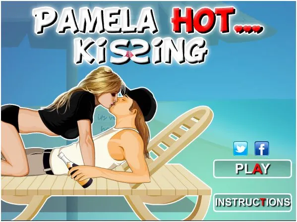 Pamela Hot Kissing