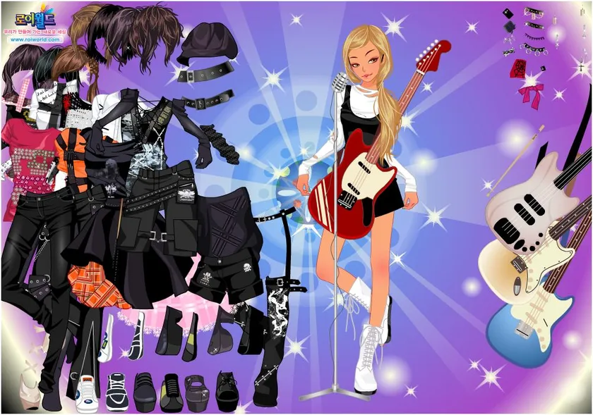 Rock Girl Dress Up