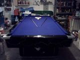 9ft custom painted pool table