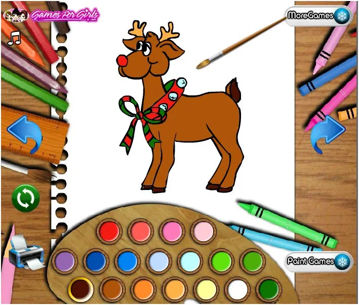 Santa Coloring Book