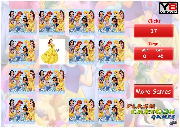 Disney Princess Memory Matching
