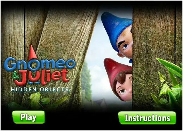 Gnomeo and Juliet - Hidden Objects